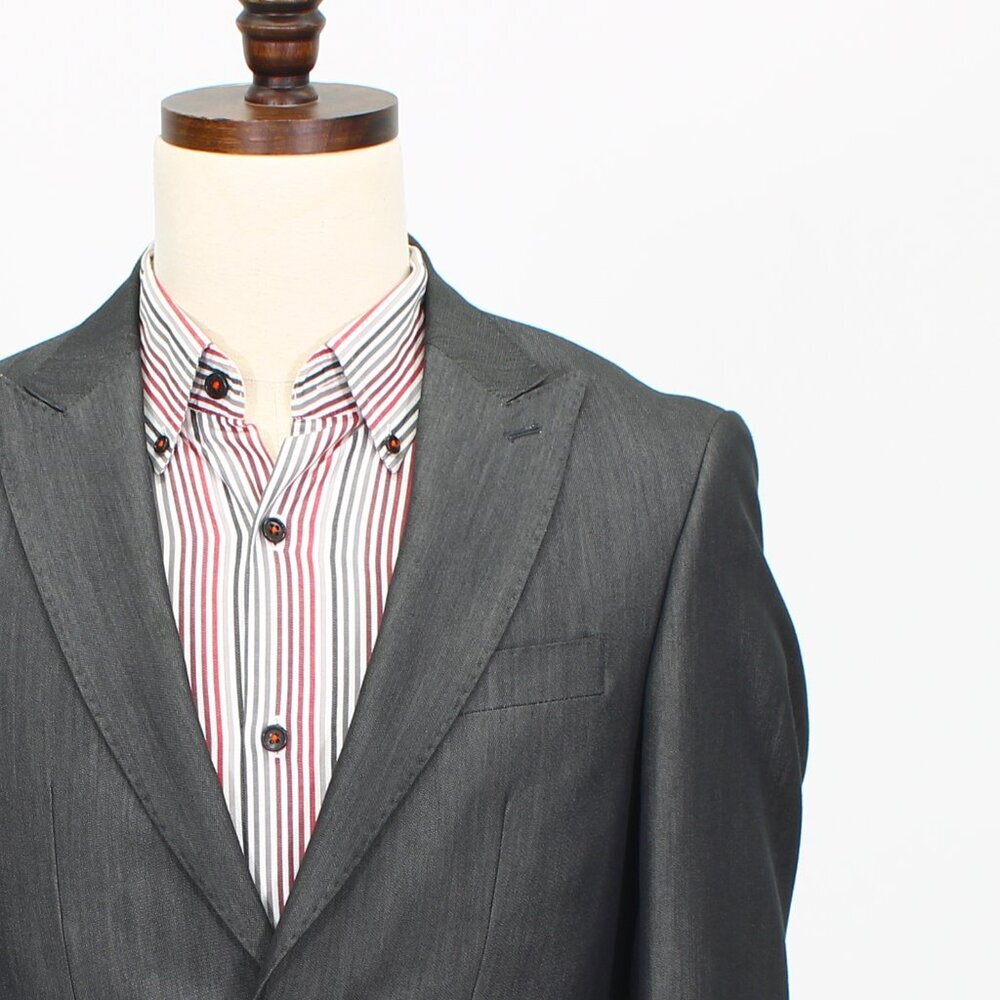 English Laundry 36s Gray Solid 2-Button Sport Coa… - image 5